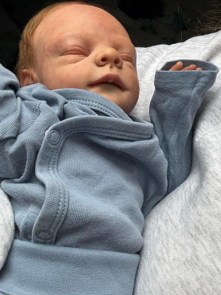 Reborn freya en Realborn Ashley asleep, Kinderen en Baby's, Babykleding | Prematuur, Ophalen, Zo goed als nieuw, Jongetje of Meisje