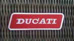 Ducati strijk patch embleem - 118 x 37 mm, Ophalen of Verzenden, Nieuw