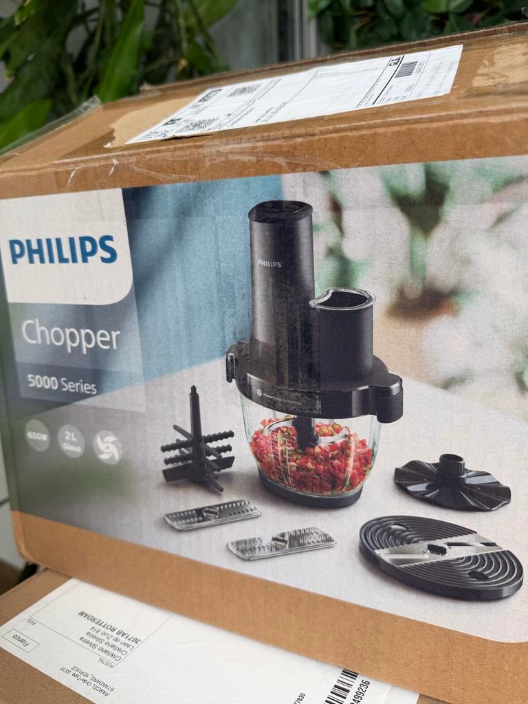 Philips Chopper 5000 Serie - Nieuw in doos!, Ophalen of Verzenden, Zo goed als nieuw, Airfryer, Minder dan 750 gram