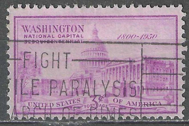 USA 1950 - Yvert 544 - Capitool in Washington (ST), Verzenden, Gestempeld, Noord-Amerika