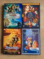 DVD Narnia,belle en het beest,Kruimeltje,lady en de vagebond, Alle leeftijden, Ophalen of Verzenden, Zo goed als nieuw