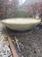 Grote betonnen plantenbak, bloembak, plantenschaal, Ophalen, Zo goed als nieuw, Rond