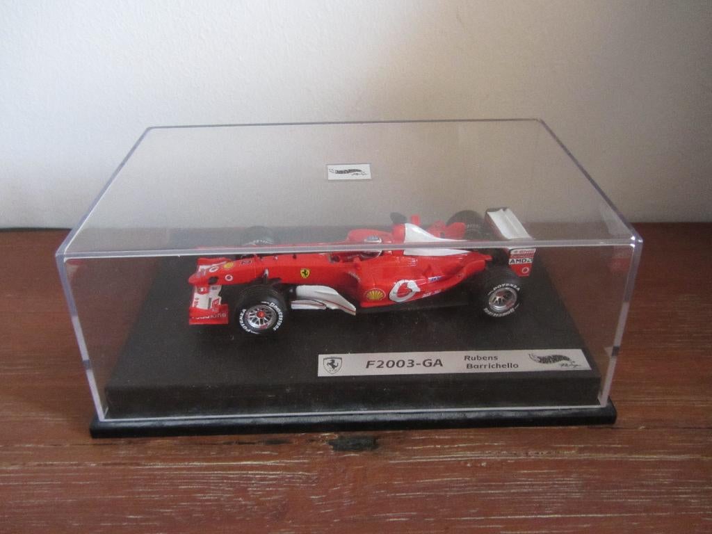 Hot Wheels B1019 Ferrari F2003-GA - Rubens Barrichello, Ophalen of Verzenden, Nieuw, Auto, Overige merken