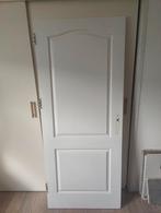 Witte stompe binnendeur - 198x82,5, Ophalen, Gebruikt, 80 tot 100 cm, Binnendeur