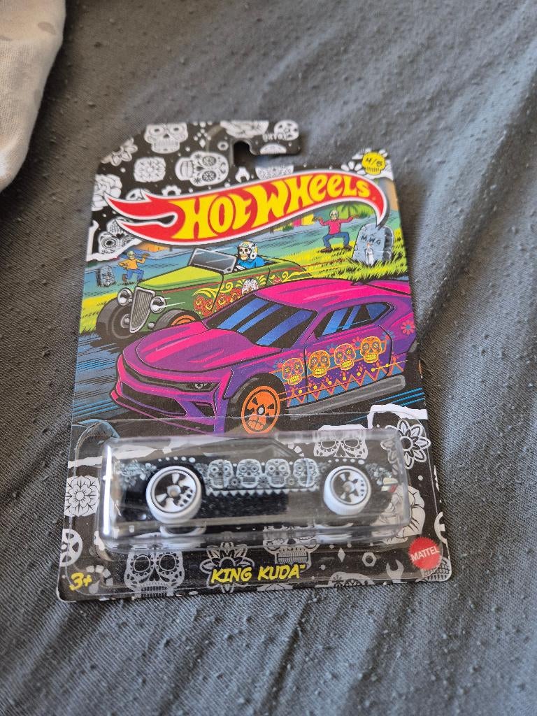 Hot Wheels Halloween dia de los muertos king kuda, Ophalen of Verzenden, Nieuw, Auto