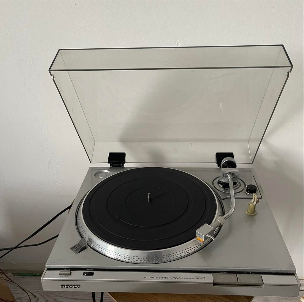 Sony PS-242 Platenspeler - Goede Staat, Audio, Tv en Foto, Platenspelers, Ophalen of Verzenden, Gebruikt, Platenspeler, Sony