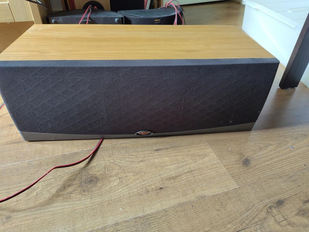Klipsch RC-35 cherry, Audio, Tv en Foto, Luidsprekers, Ophalen, Minder dan 60 watt, Front, Rear of Stereo speakers, Overige merken