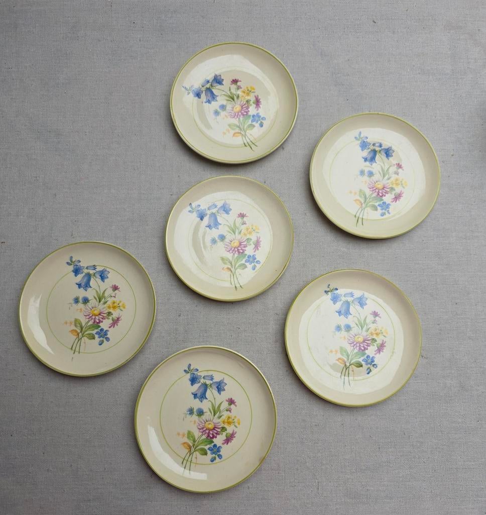 Koninklijk plateel Holland Plazuid petit four bordjes, Ophalen of Verzenden