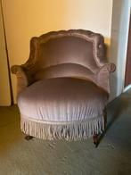 Antieke breistoel, opnieuw gestoffeerd, Antiek en Kunst, Ophalen