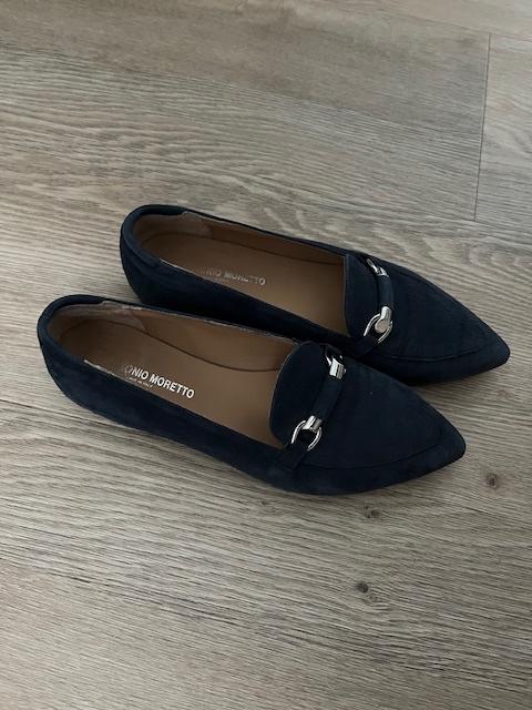 donkerblauwe schoenen van Antonio  Moretto maat 39, Antonio Moretto, Blauw, Instappers, Ophalen of Verzenden