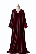 Velvet Dubai Abaya, Kleding | Dames, Gelegenheidskleding, Overige typen, Verzenden, Zwart, Maat 46/48 (XL) of groter