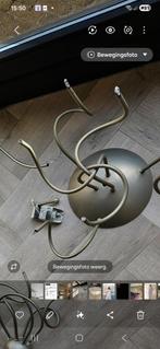 Chroomkleurige Plafonnière met 6 Lichtpunten, Ophalen, Gebruikt, Metaal, Modern