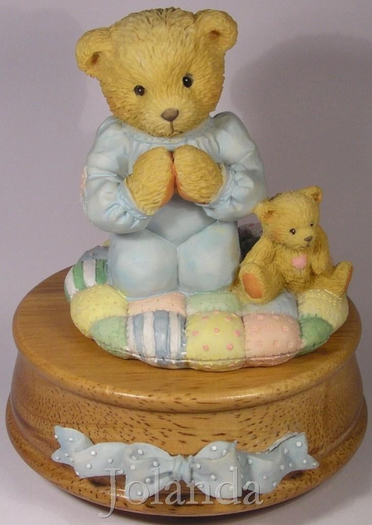 Cherished Teddies Muziekdoos Patrick, Verzamelen, Beren en Cherished Teddies, Ophalen of Verzenden, Zo goed als nieuw, Beeldje