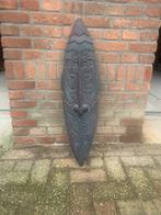 Decoratief houten masker - Tribal kunst aan de muur, Ophalen of Verzenden