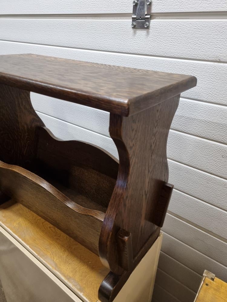 krantenbak massief eikenhout, Ophalen of Verzenden, 'T Olde Gre-j, Info@toldegrej.nl, Endepoelstraat 20f Didam