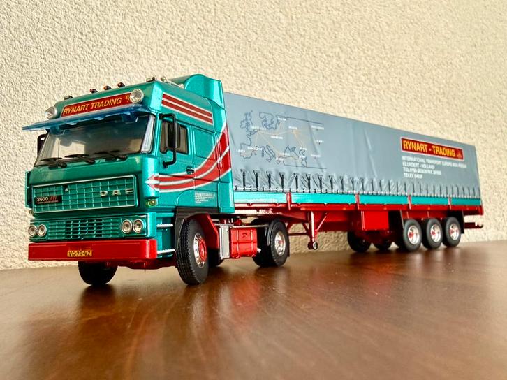 Tekno Rynart Trading DAF 3600 Europe -Middle East nr.102/175, Hobby en Vrije tijd, Modelauto's | 1:50, Nieuw, Bus of Vrachtwagen