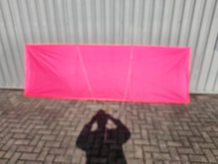 Roze Genki Vlieger - Perfect voor beginners en gevorderden, Sport en Fitness, Vliegeren, Gebruikt, Vlieger, Eenlijns, Ophalen of Verzenden