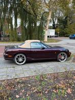 Mazda MX-5 NB 1.6 1998 Rood - Topstaat, 0% Roest, Lage KM, Auto's, Mazda, Achterwielaandrijving, 40 €/maand, Beige, 4 cilinders
