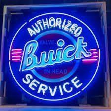 Buick service XL neon veel andere USA garage showroom neons, Lichtbak of (neon) lamp, Ophalen of Verzenden, Zo goed als nieuw