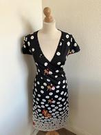 King Louie maat L retro bloemen crossdress jurk 3061, Zwart, Maat 42/44 (L), Ophalen of Verzenden, Zo goed als nieuw