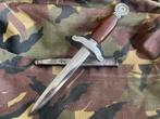 Originele   TENO-leider dolk omgebouwd tot gevechtsdolk, Ophalen of Verzenden, Luchtmacht, Duitsland, Mes of Dolk