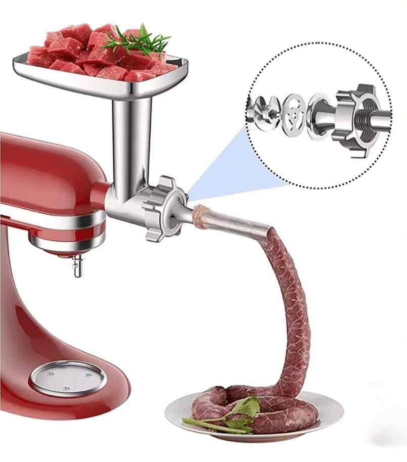 Gehaktmolen / vleesmolen en worstenvuller voor Kitchenaid, 4 liter of meer, Ophalen, Nieuw, 3 snelheden of meer
