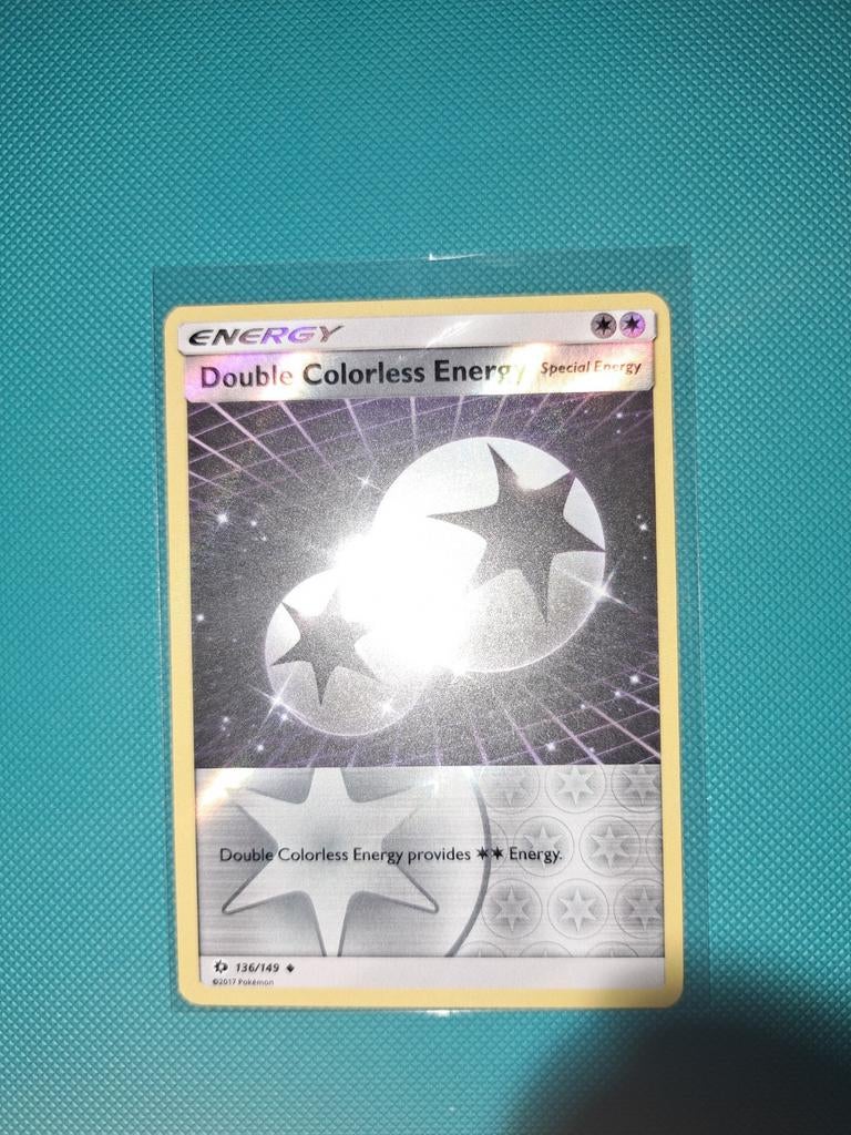 Double colorless energy special energy reverse . Nm mint, Ophalen of Verzenden, Nieuw, Losse kaart, Foil