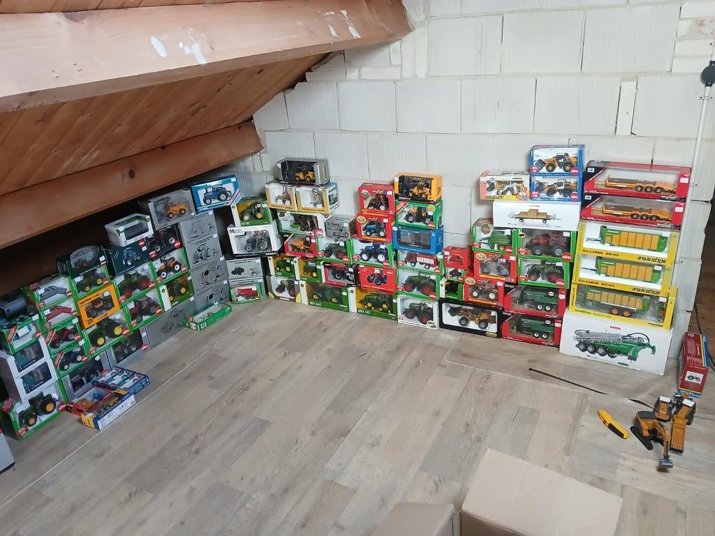 Grote partij landbouw miniaturen, Overige merken, Tractor of Landbouw, Nieuw, Ophalen of Verzenden