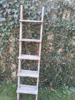 Decoratieve houten ladder met planken, Ophalen, Gebruikt