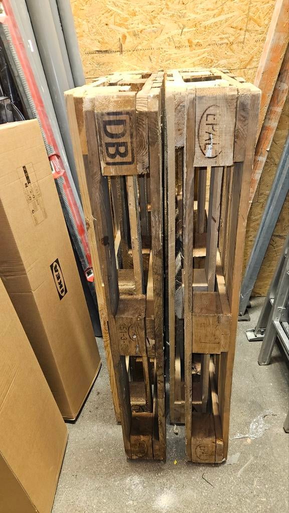 4 euro pallets, Ophalen, Gebruikt, 100 cm of meer, 60 cm of meer