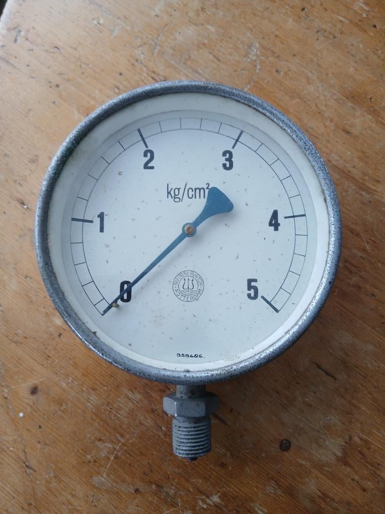 Manometer Drukmeter Oliedruk Motor sleepboot Observator, Watersport en Boten, Accessoires en Onderhoud, Ophalen of Verzenden
