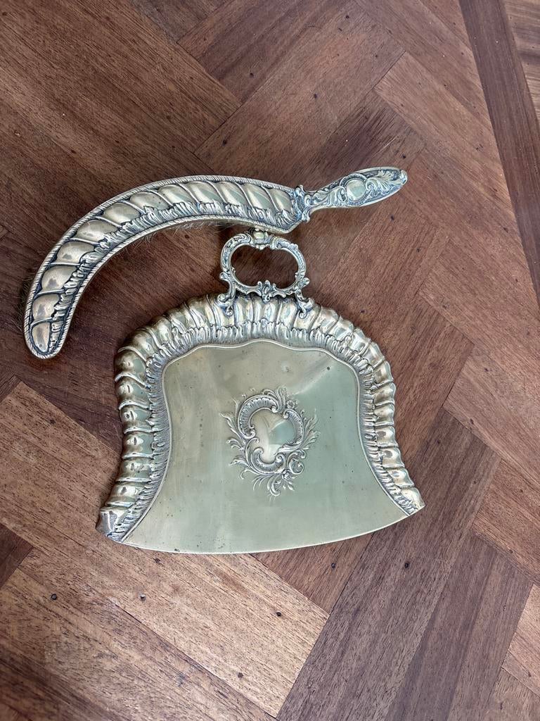 Antieke koperen Stoffer en Blik, Antiek en Kunst, Ophalen of Verzenden