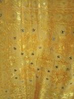 Gouden beddensprei met patroon, Huis en Inrichting, Ophalen of Verzenden