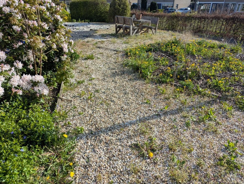 Gratis grind, 2 soorten, Tuin en Terras, Gebruikt, Dolomiet, Geel, Ophalen of Verzenden