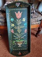 Hindeloopen Beschilderde Muurdecoratie/ dienblad, Ophalen of Verzenden, Gebruikt