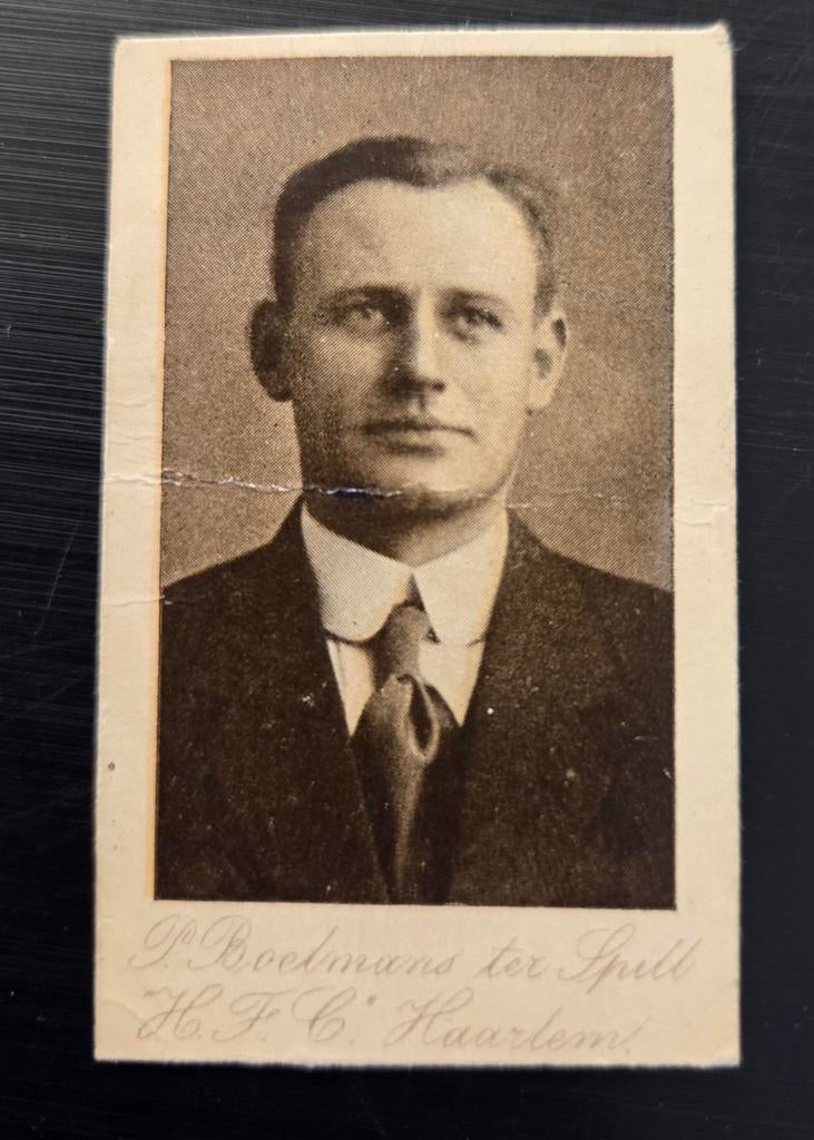 Oudste voetbal reclame verzamel plaatje UNION 1907 HAARLEM, Verzamelen, Ophalen of Verzenden, Zo goed als nieuw, Ajax, Poster, Plaatje of Sticker