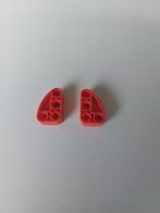4 technic Lego hefarm L-vorm kwart ellips 2x3 rood, Ophalen of Verzenden, Zo goed als nieuw, Losse stenen, Lego