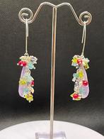 Apatiet , Robijn , Peridot , Amethist oorbellen 925 Zilver, Ophalen of Verzenden, Nieuw