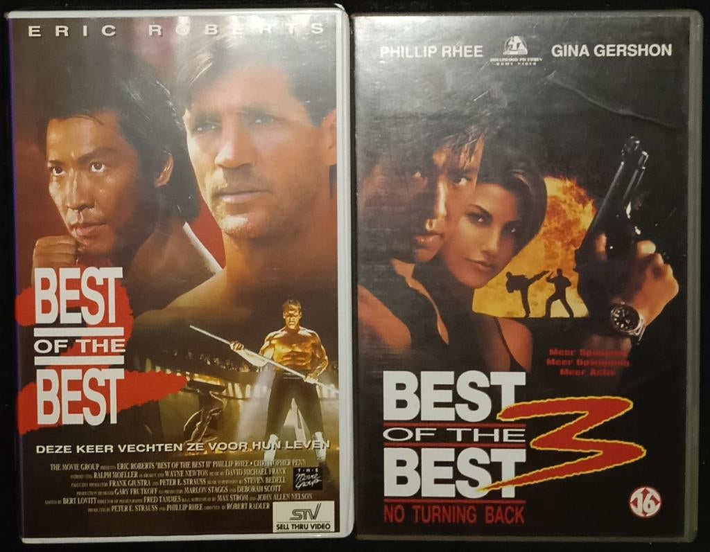 Best Of The Best 1 en 3 vhs, Alle leeftijden, Ophalen of Verzenden, Zo goed als nieuw, Komedie