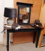 Stoere, landelijke sidetable, haltafel, bijzettafel, spiegel, Huis en Inrichting, Tafels | Sidetables, Ophalen, 100 tot 150 cm