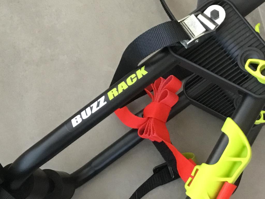 Achterklepdrager BUZZ RACK, geen trekhaak nodig., Auto diversen, Fietsendragers, Gebruikt, Brede banden, 1 fiets, Achterklepdrager