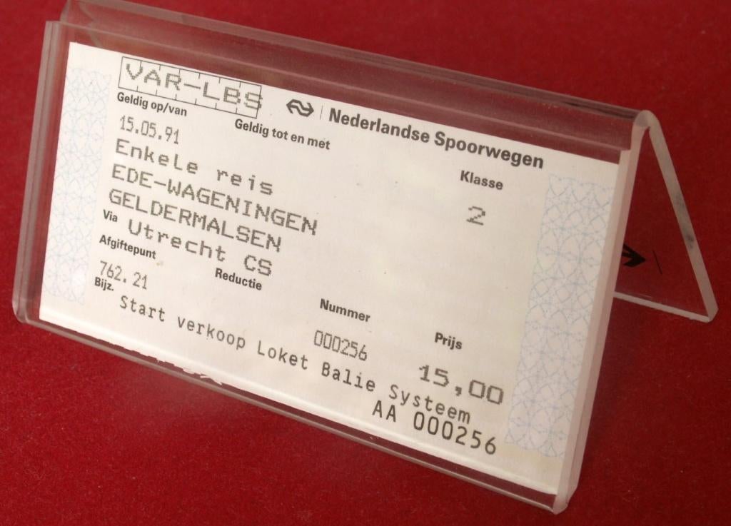 Standaard VAR-LBS uitgereikt aan genodigden 1991, Ophalen of Verzenden, Nieuw, Trein, Boek of Tijdschrift