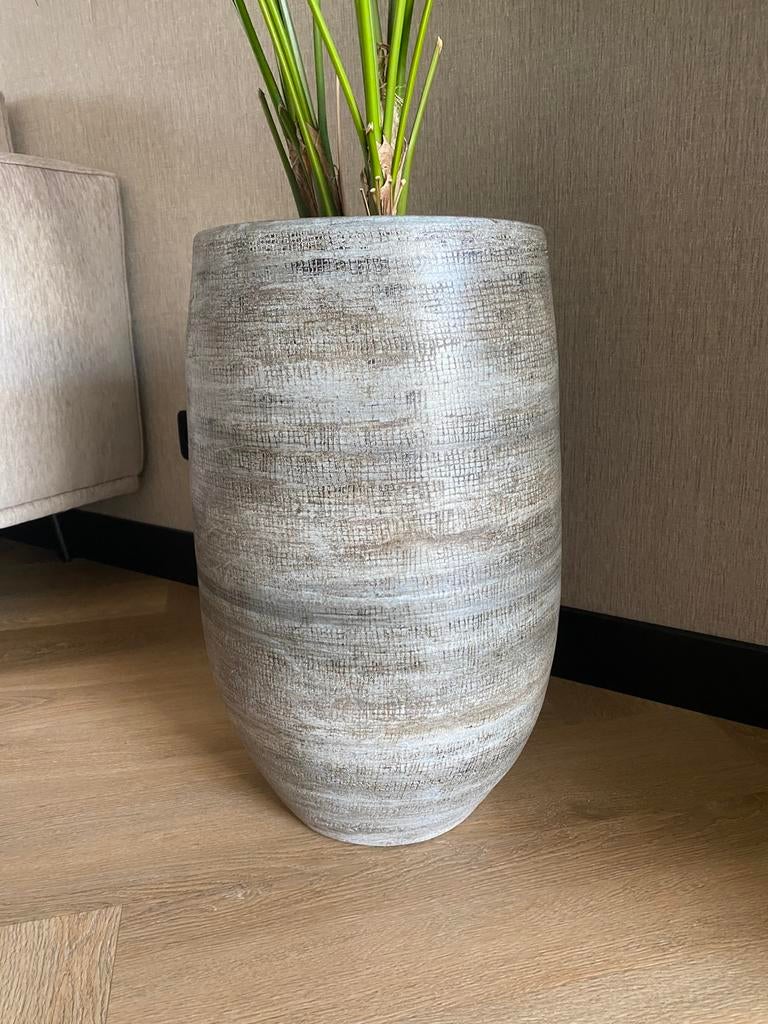 Bloempot, Ophalen, Rond, Binnen, Zo goed als nieuw