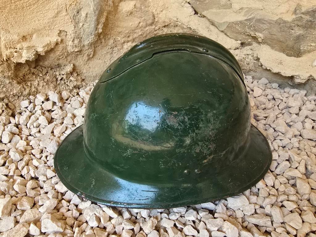 Zeldzame antieke originele Adriaan Louis Auguste 1915 €49, Ophalen of Verzenden, Landmacht, Nederland, Helm of Baret