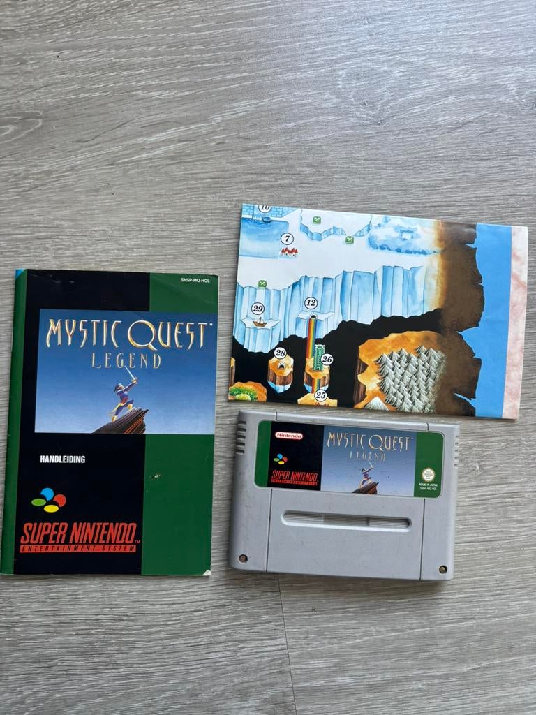 Mystic Quest legend SNES Nintendo, Avontuur en Actie, Gebruikt, 1 speler, Eén computer