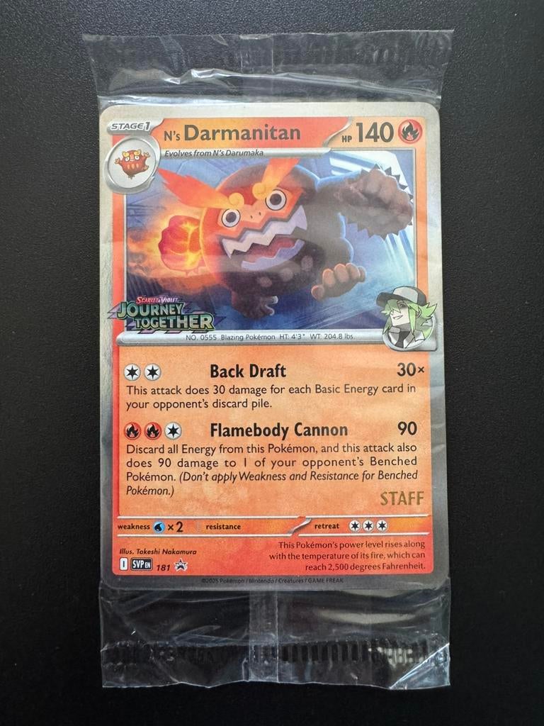 Journey Together STAFF Promo 4 Pack // Factory Sealed, Hobby en Vrije tijd, Verzamelkaartspellen | Pokémon, Ophalen of Verzenden