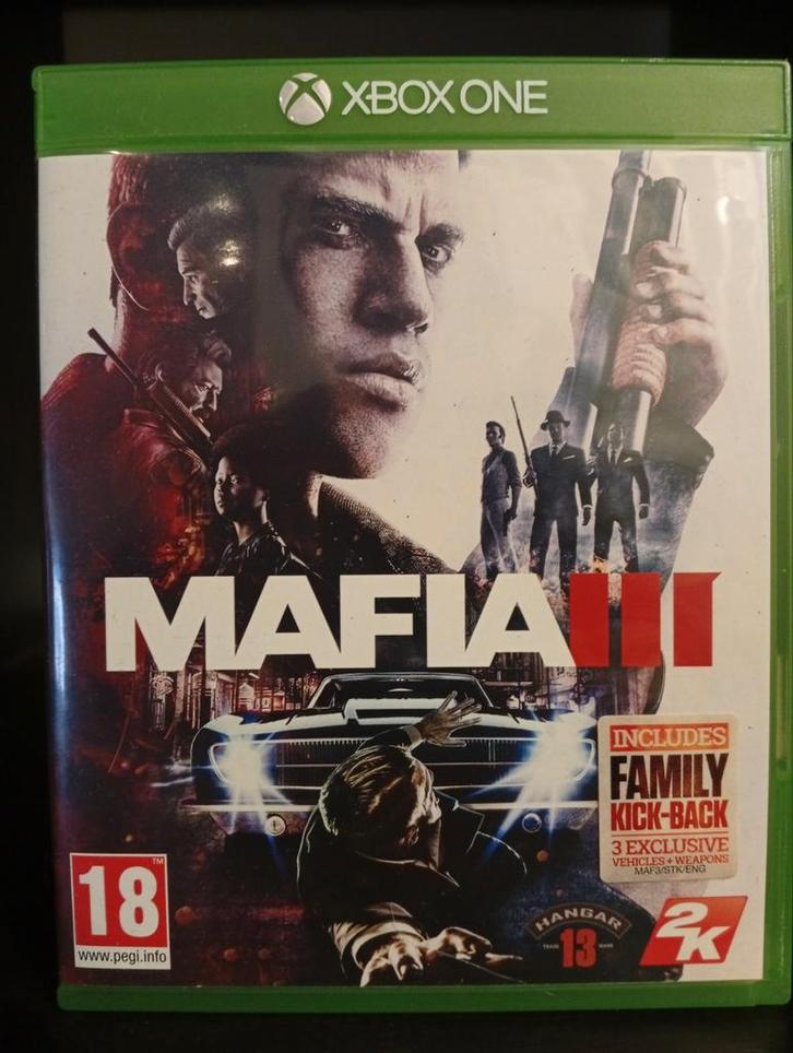 Mafia III voor Xbox One, Spelcomputers en Games, Games | Xbox One, Zo goed als nieuw, Avontuur en Actie, 1 speler, Vanaf 18 jaar