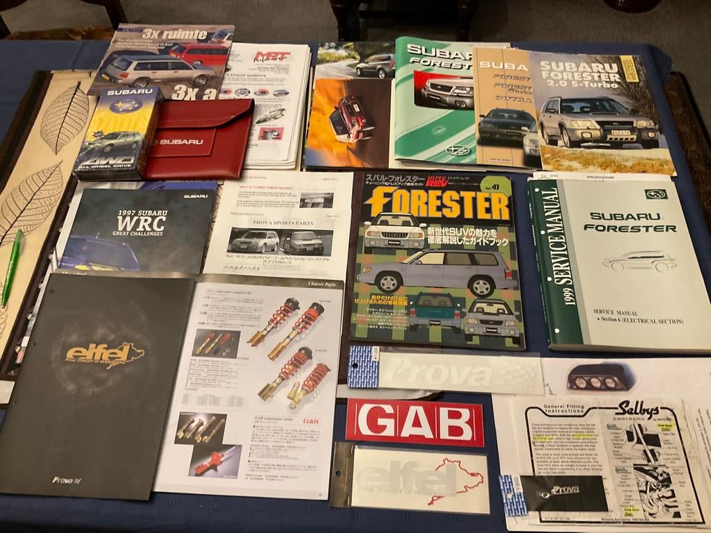 Subaru Forester S-Turbo info boeken, Boeken, Ophalen, Zo goed als nieuw, Algemeen