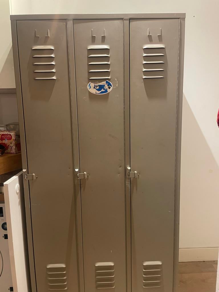 Vintage Lockerkast - Industriële Stijl, Ophalen, Gebruikt