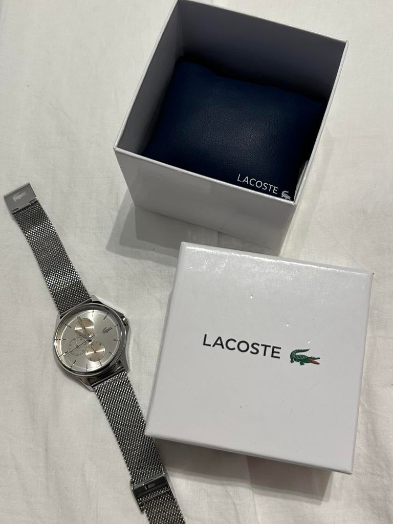 horloge lacoste, Ophalen of Verzenden, Zo goed als nieuw, Staal, Overige merken